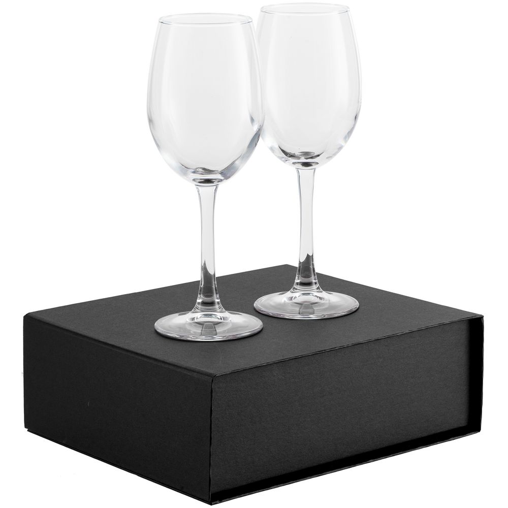 Артикул: P11404.30 — Набор из 2 бокалов для вина Wine House, черный