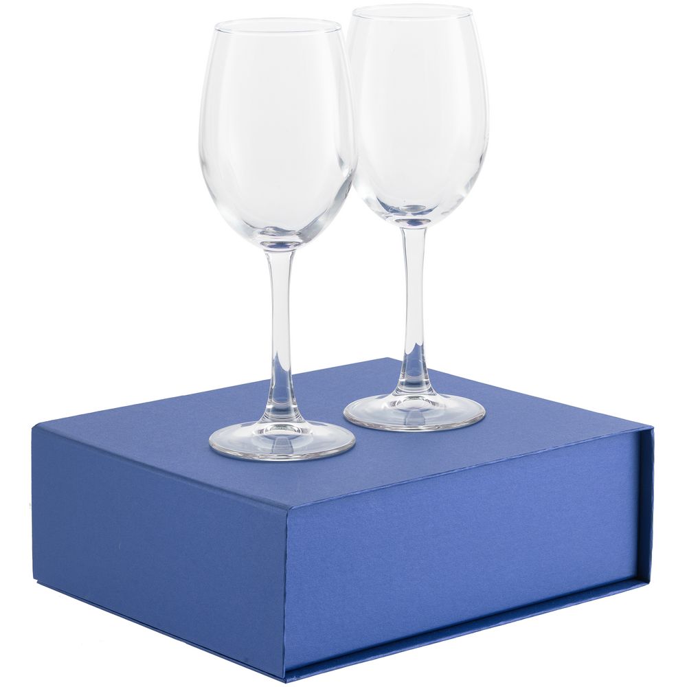 Артикул: P11404.40 — Набор из 2 бокалов для вина Wine House , синий