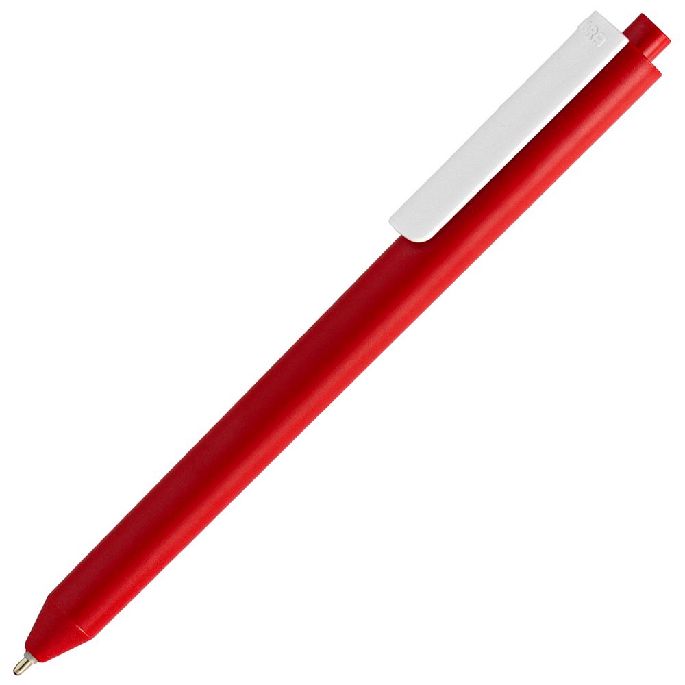 Артикул: P11583.56 — Ручка шариковая Pigra P03 Mat, красная с белым