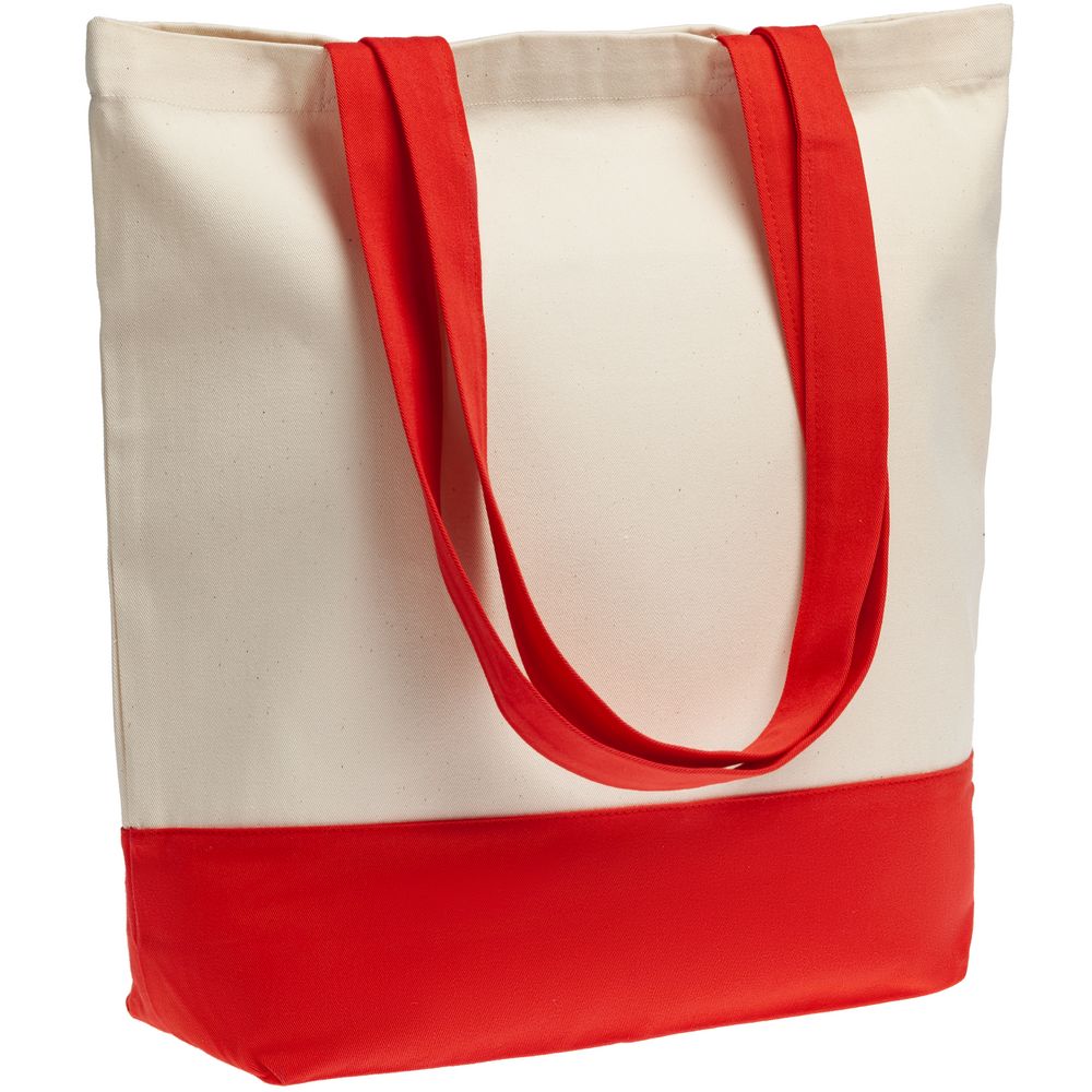 Артикул: P11743.50 — Холщовая сумка Shopaholic, красная