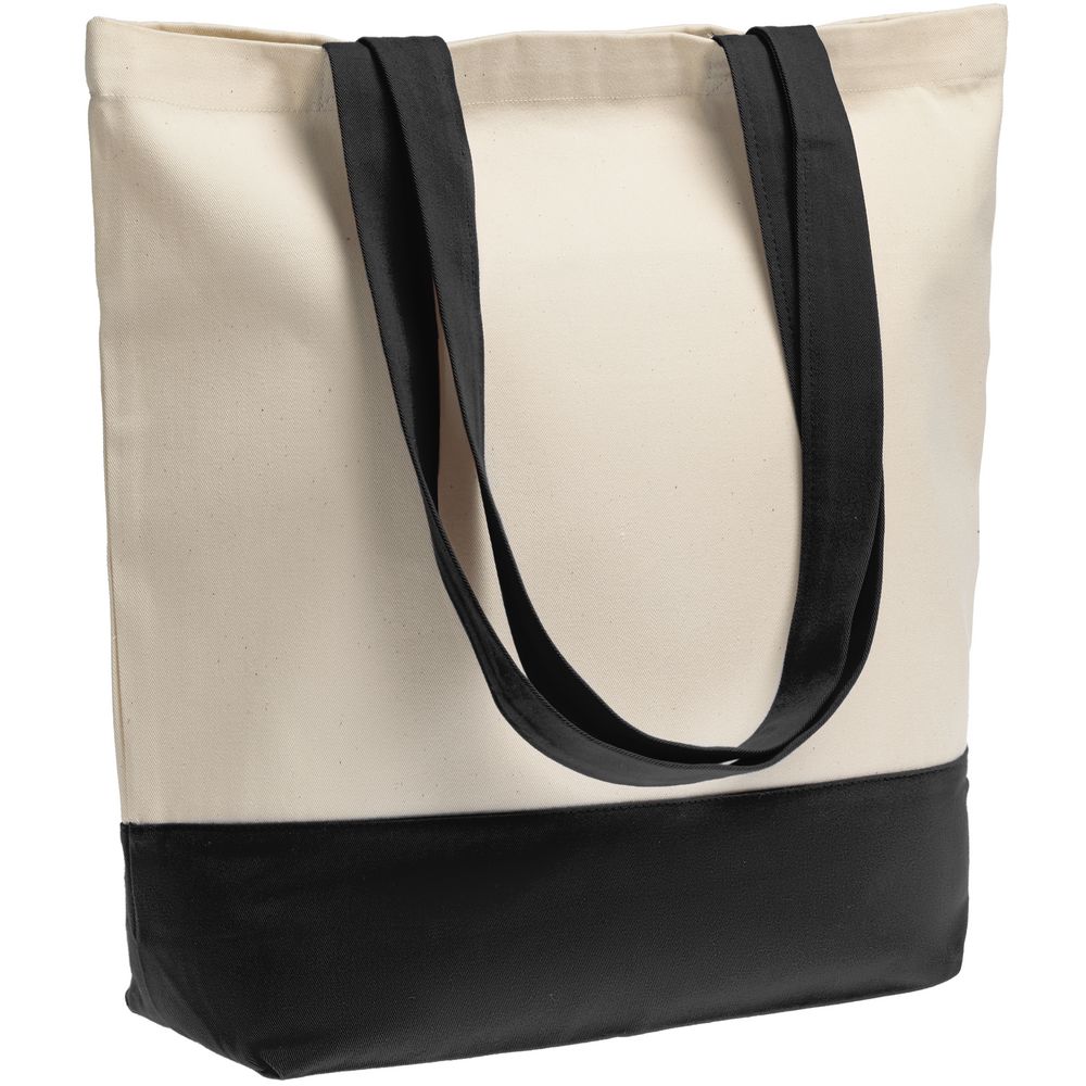 Артикул: P11743.63 — Холщовая сумка Shopaholic, черная