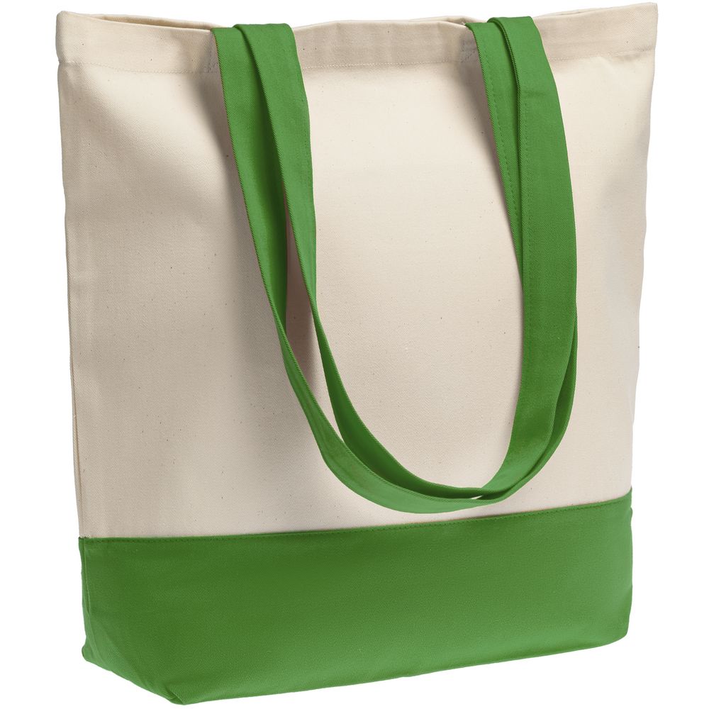 Артикул: P11743.90 — Холщовая сумка Shopaholic, ярко-зеленая