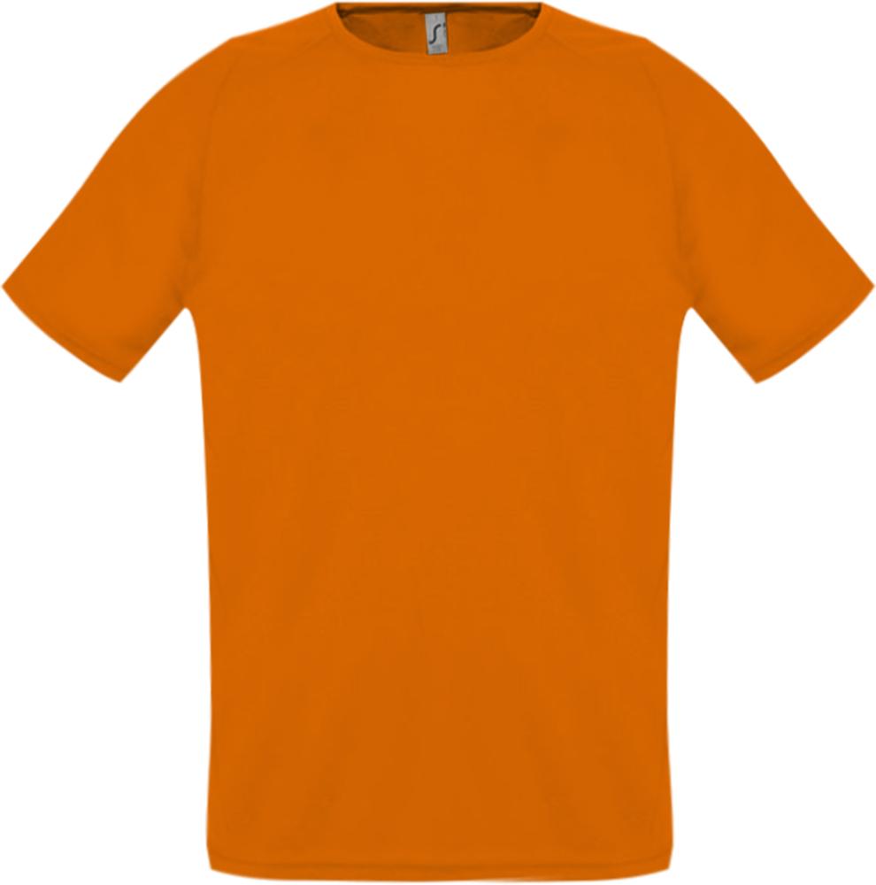 Артикул: P11939400 — Футболка унисекс Sporty 140, оранжевая
