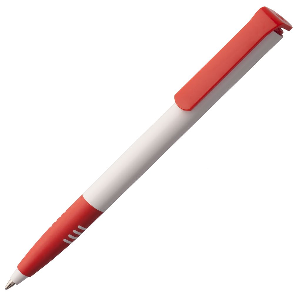 Артикул: P1204.65 — Ручка шариковая Senator Super Soft, белая с красным