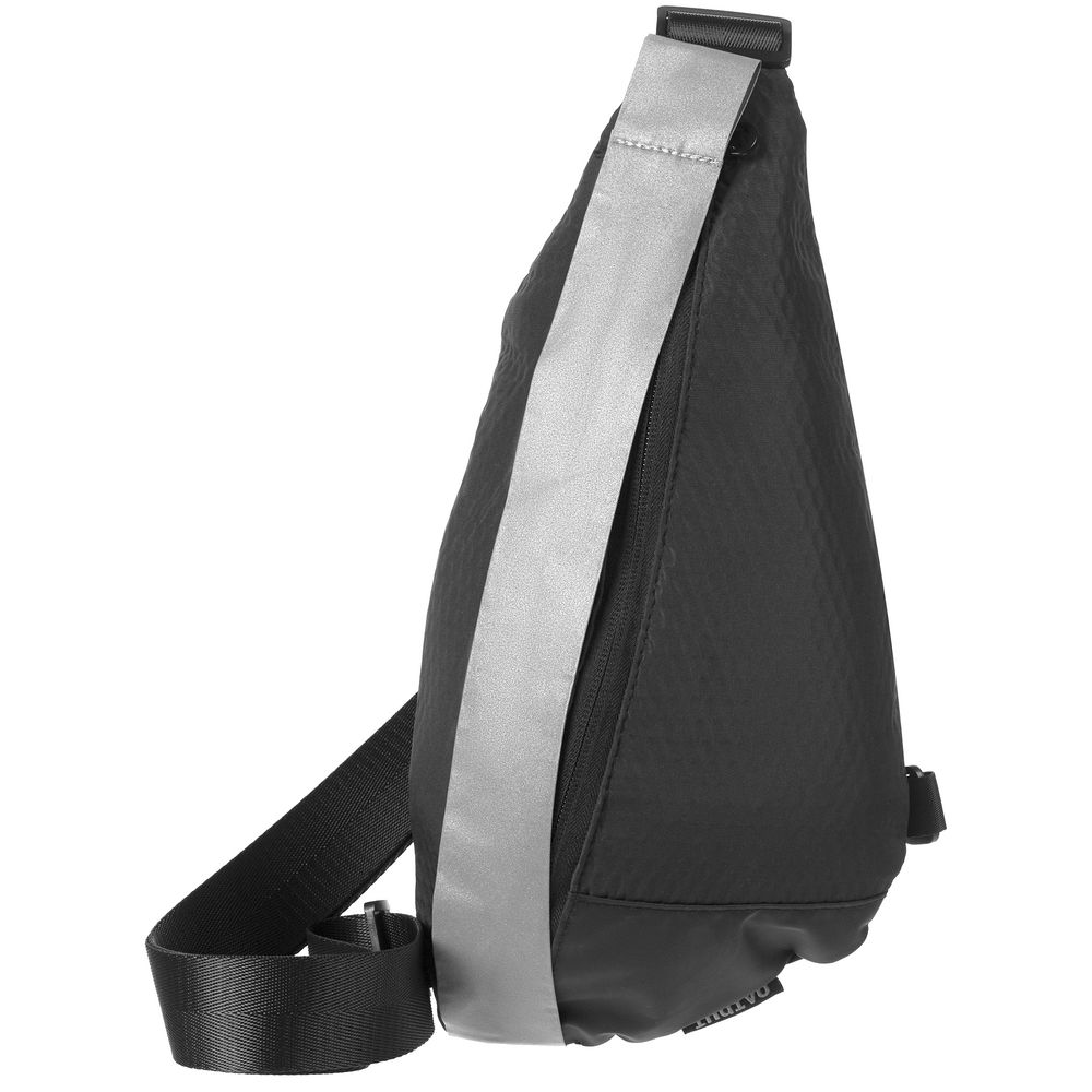 Артикул: P12419.30 — Сумка кросс-боди tagBag со светоотражающим элементом, черная