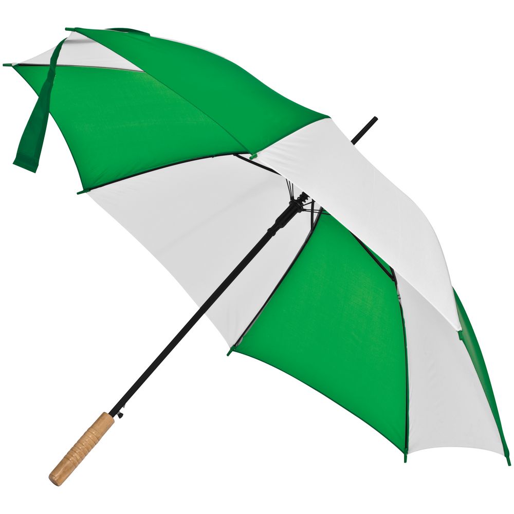 Артикул: P13038.69 — Зонт-трость Milkshake, белый с зеленым