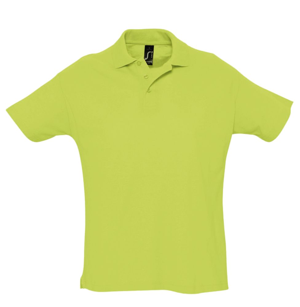 Артикул: P1379.94 — Рубашка поло мужская Summer 170, зеленое яблоко