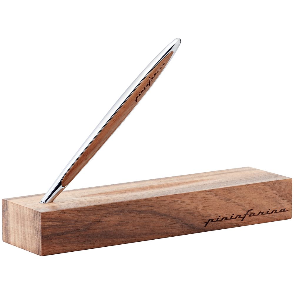 Артикул: P14219.10 — Шариковая ручка Cambiano Shiny Chrome Walnut