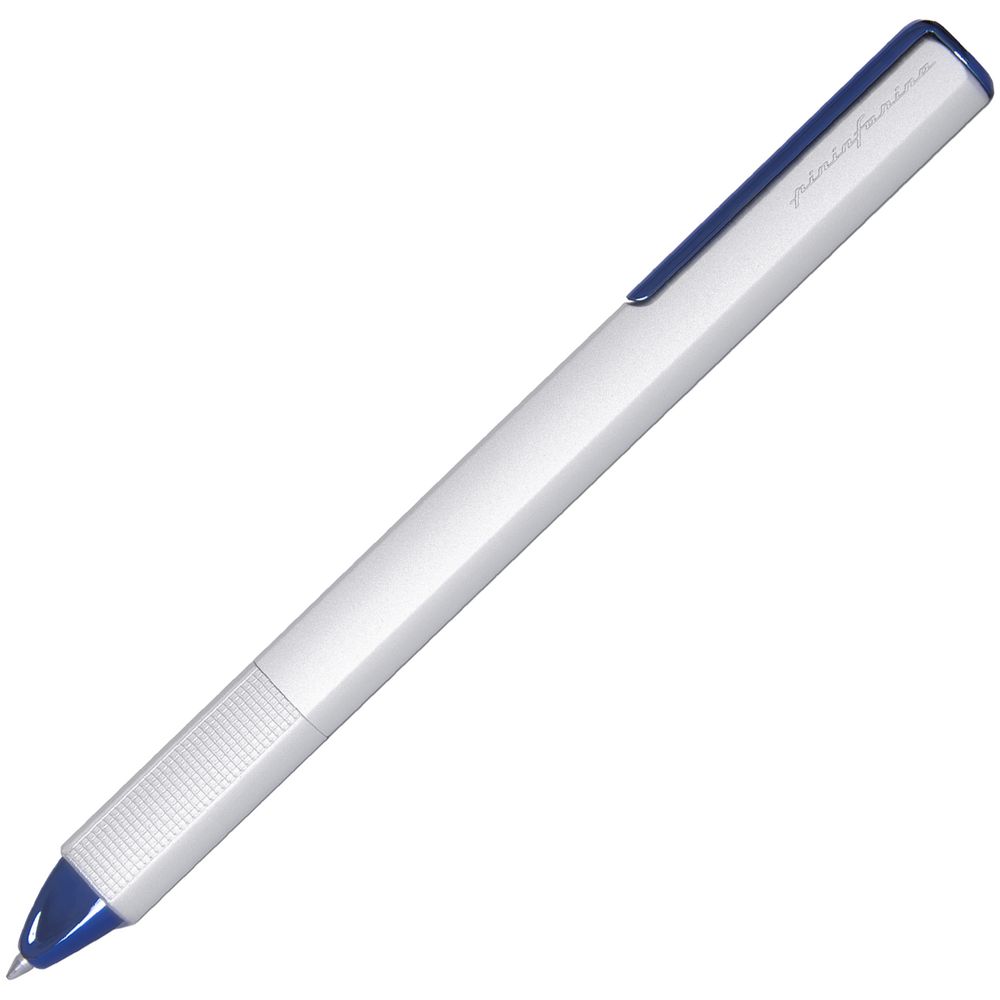 Артикул: P14221.14 — Ручка шариковая PF One, серебристая с синим