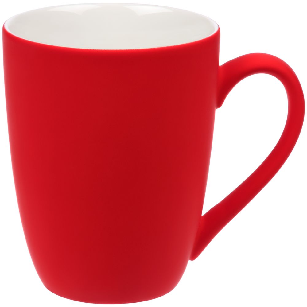 Артикул: P14653.55 — Кружка Good Morning с покрытием софт-тач, ярко-красная