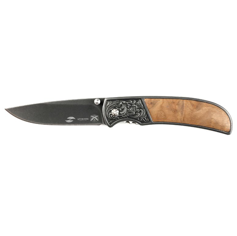 Артикул: P14951.55 — Складной нож Stinger S055B, коричневый
