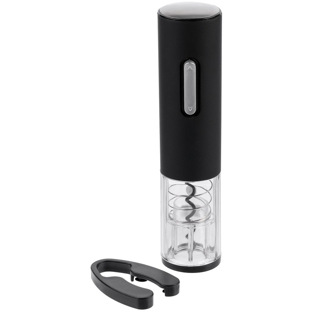 Артикул: P15027.30 — Электрический штопор с ножом для фольги Wine Diesel, черный