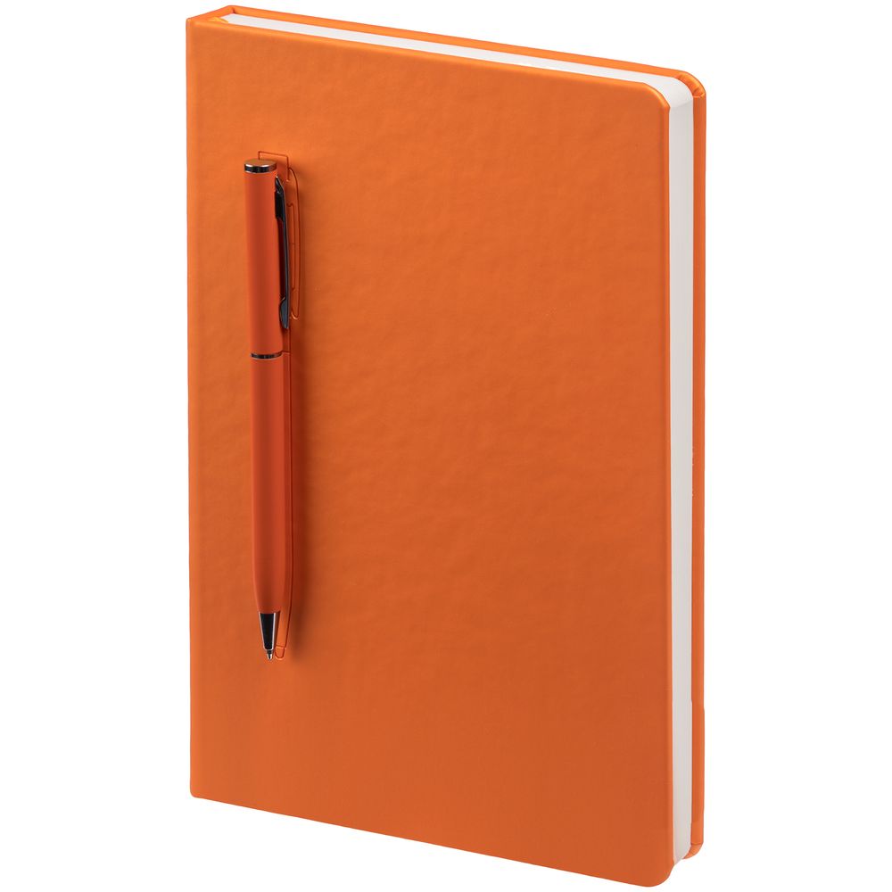 Артикул: P15058.20 — Ежедневник Magnet Shall с ручкой, оранжевый