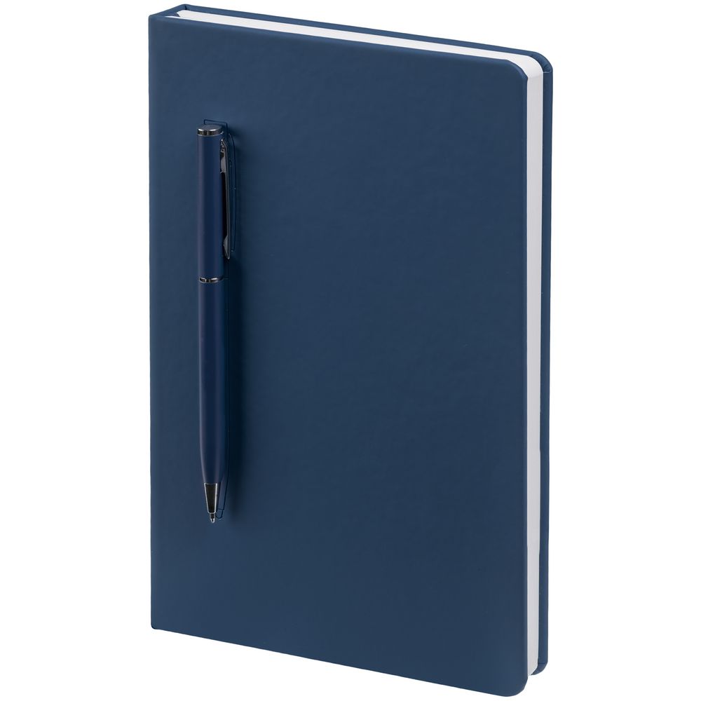 Артикул: P15058.44 — Ежедневник Magnet Shall, недатированный, синий, с белой бумагой