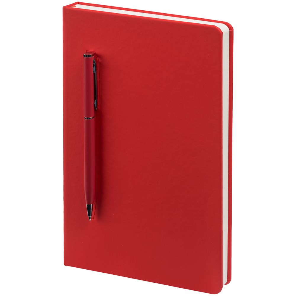 Артикул: P15058.50 — Ежедневник Magnet Shall с ручкой, красный