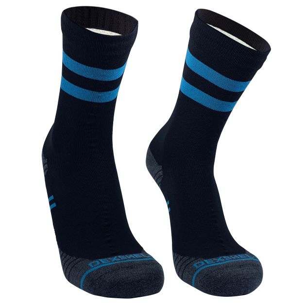 Артикул: P15506.14 — Водонепроницаемые носки Running Lite, черные с голубым