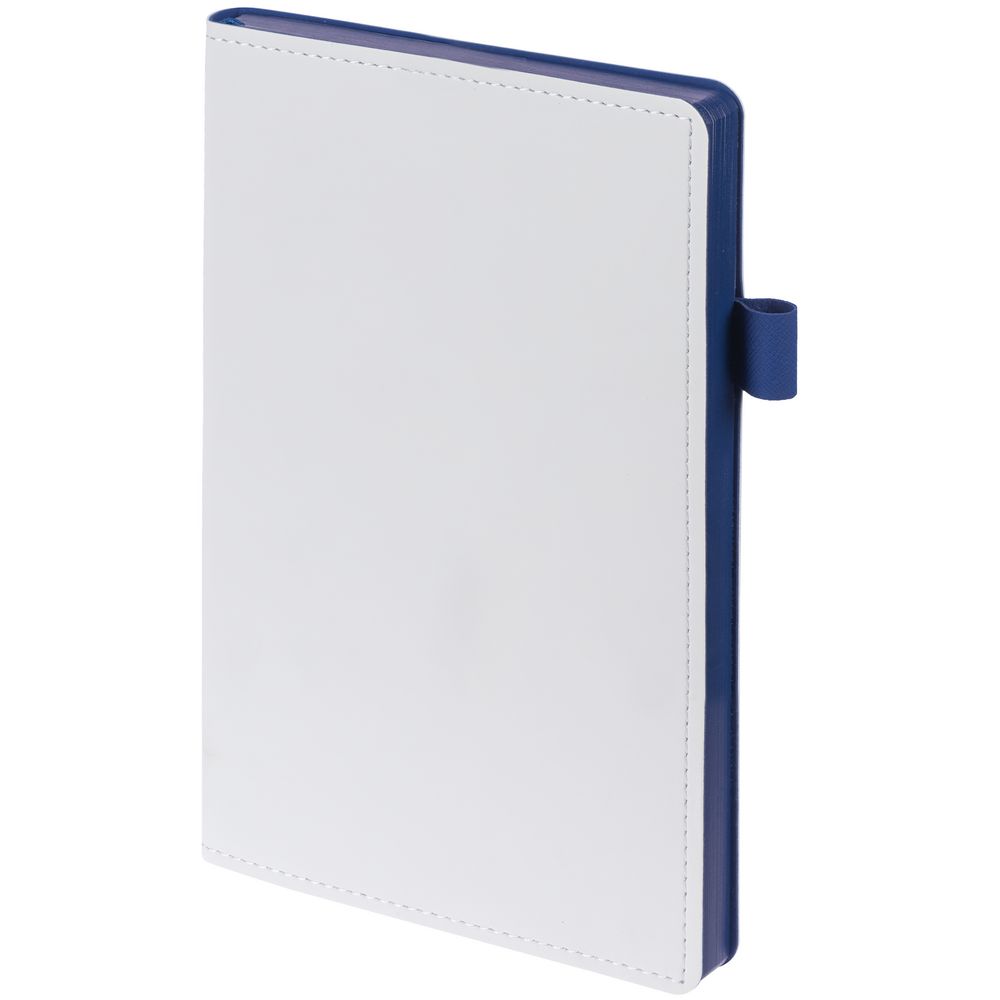 Артикул: P15751.64 — Ежедневник White Shall, недатированный, белый с синим