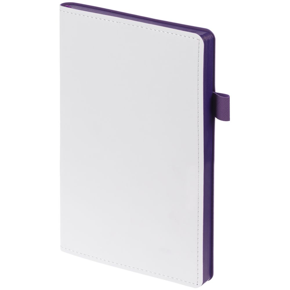 Артикул: P15751.67 — Ежедневник White Shall, недатированный, белый с фиолетовым