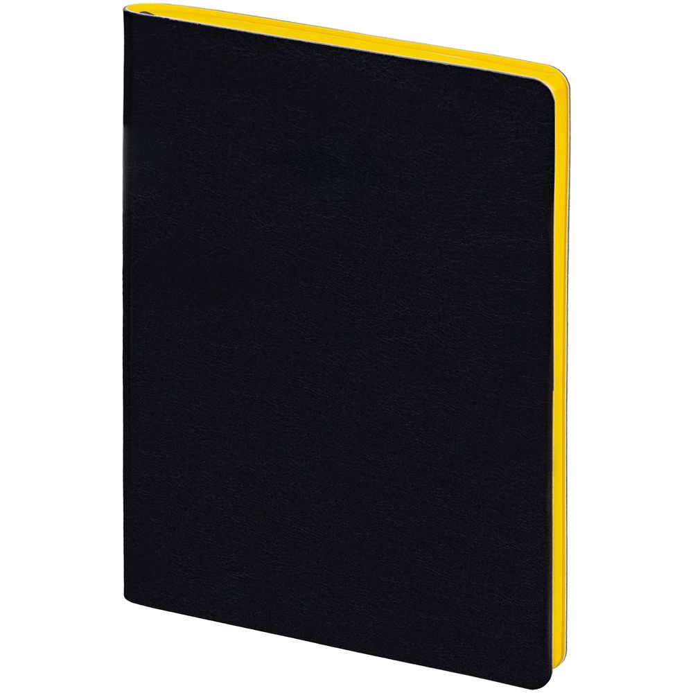 Артикул: P16022.38 — Ежедневник Slip, недатированный, черный с желтым