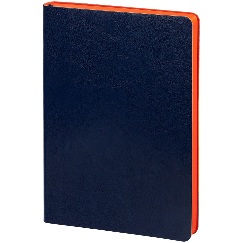 Артикул: P16022.42 — Ежедневник Slip, недатированный, синий с оранжевым