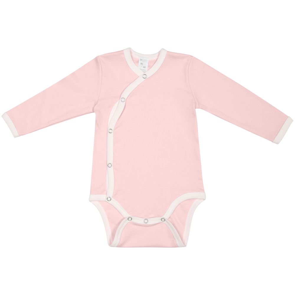 Артикул: P18163.15 — Боди детское Baby Prime, розовое с молочно-белым