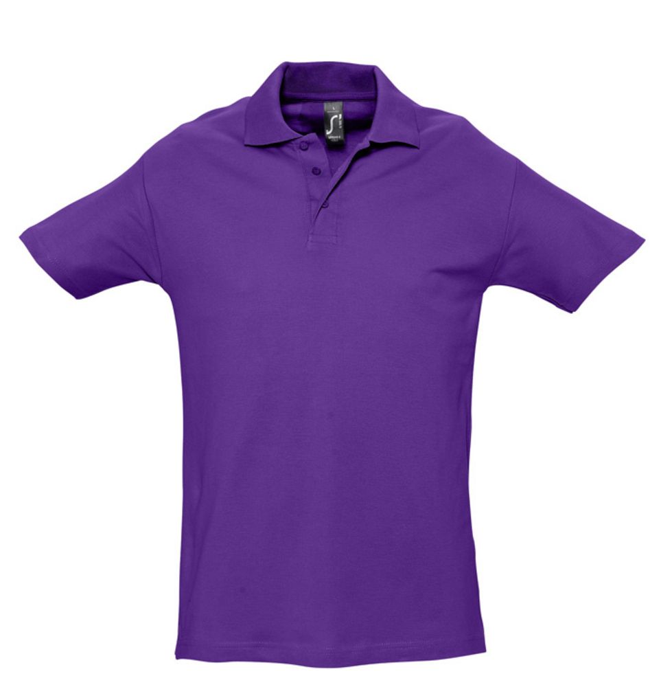 Артикул: P1898.77 — Рубашка поло мужская Spring 210, темно-фиолетовая