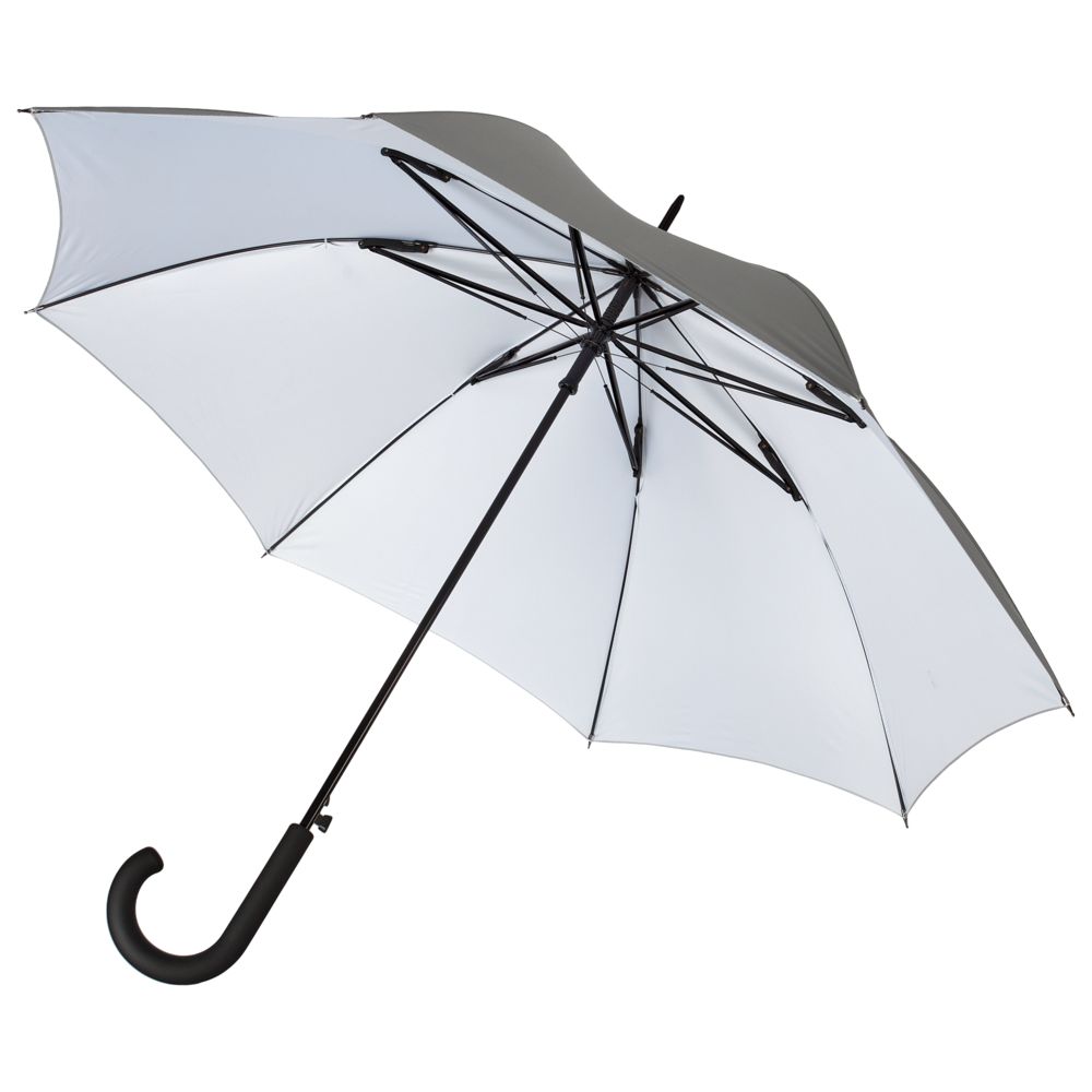 Артикул: P15980.10 — Зонт-трость Wind, серебристый