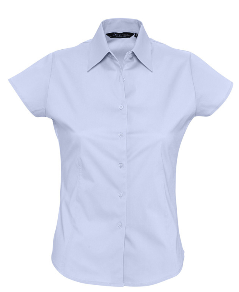 Артикул: P2511.14 — Рубашка женская с коротким рукавом Excess, голубая