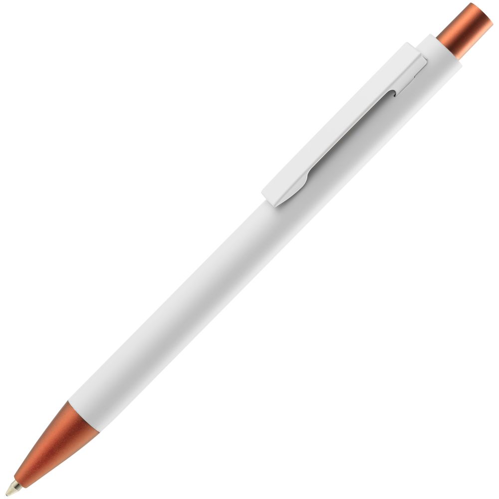 Артикул: P25111.26 — Ручка шариковая Chromatic White, белая с оранжевым