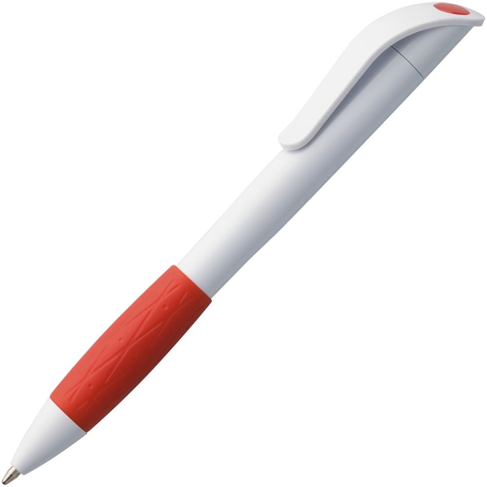 Артикул: P3321.65 — Ручка шариковая Grip, белая с красным