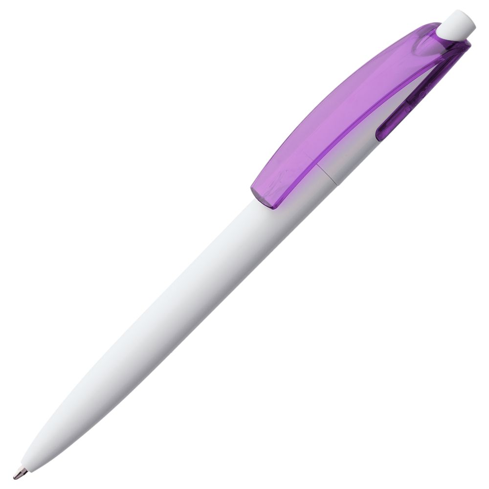 Артикул: P4708.67 — Ручка шариковая Bento, белая с фиолетовым