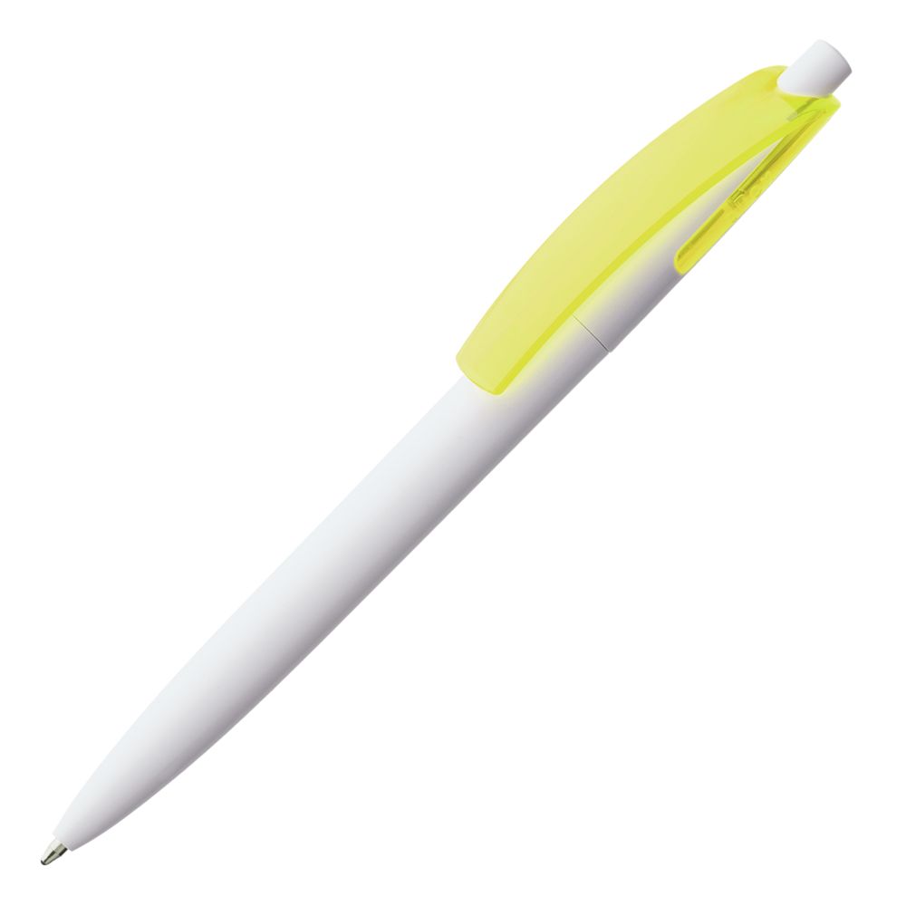 Артикул: P4708.68 — Ручка шариковая Bento, белая с желтым