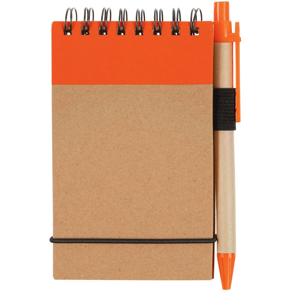 Артикул: P5596.21 — Блокнот на кольцах Eco Note с ручкой, темно-оранжевый