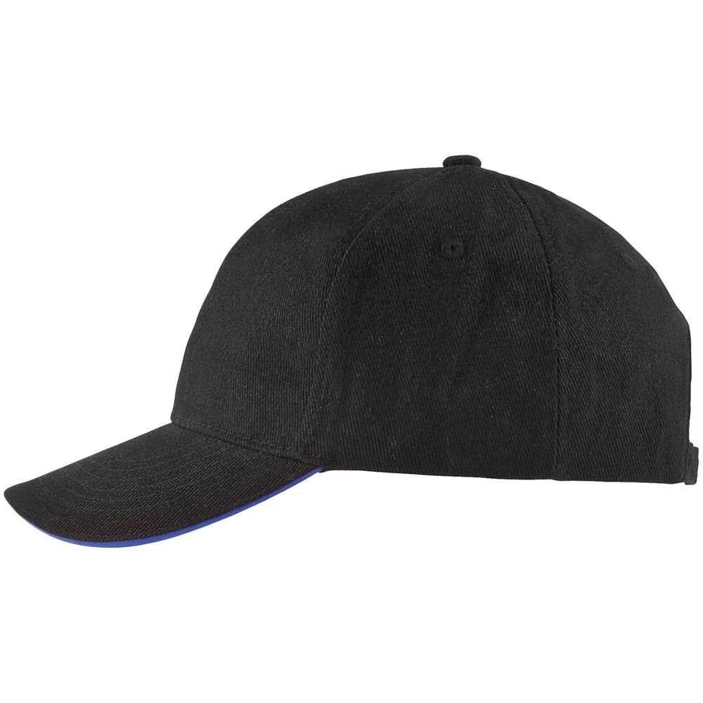 Артикул: P6404.34 — Бейсболка Buffalo, черная с ярко-синим