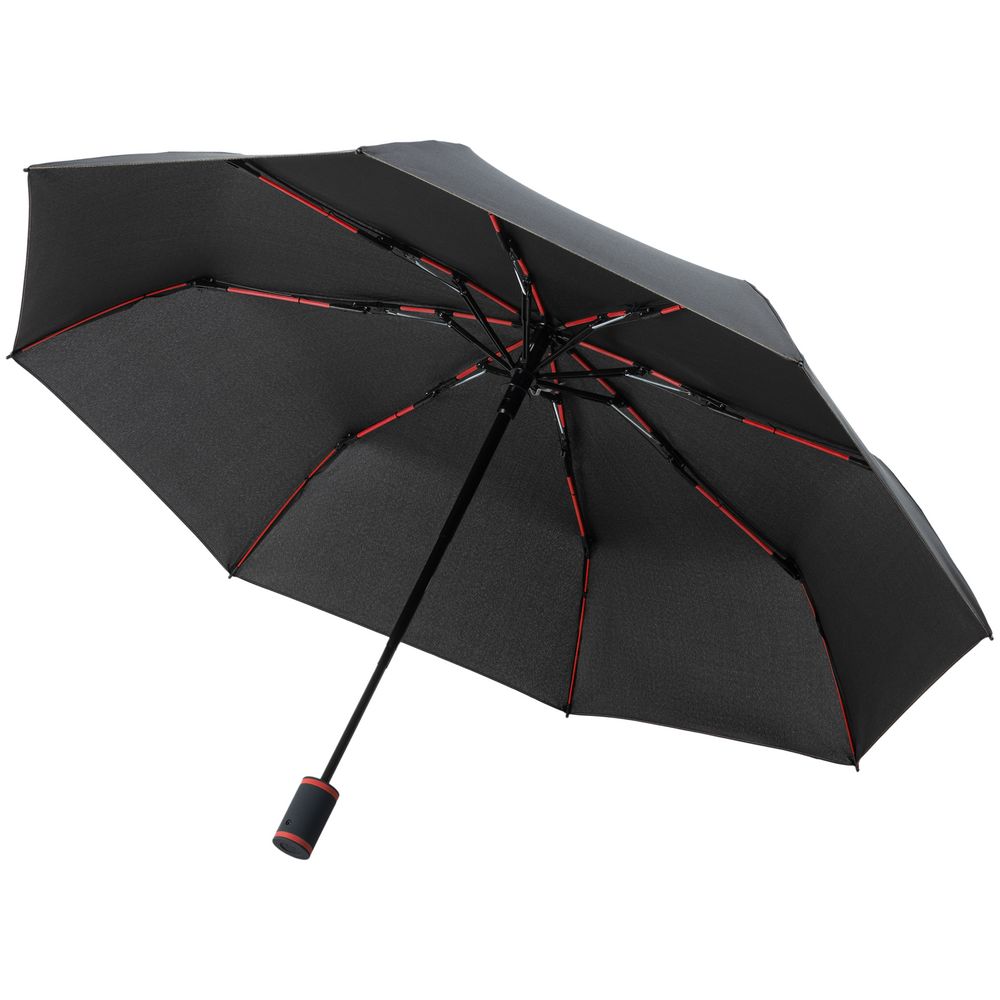 Артикул: P64715.50 — Зонт складной AOC Mini с цветными спицами, красный