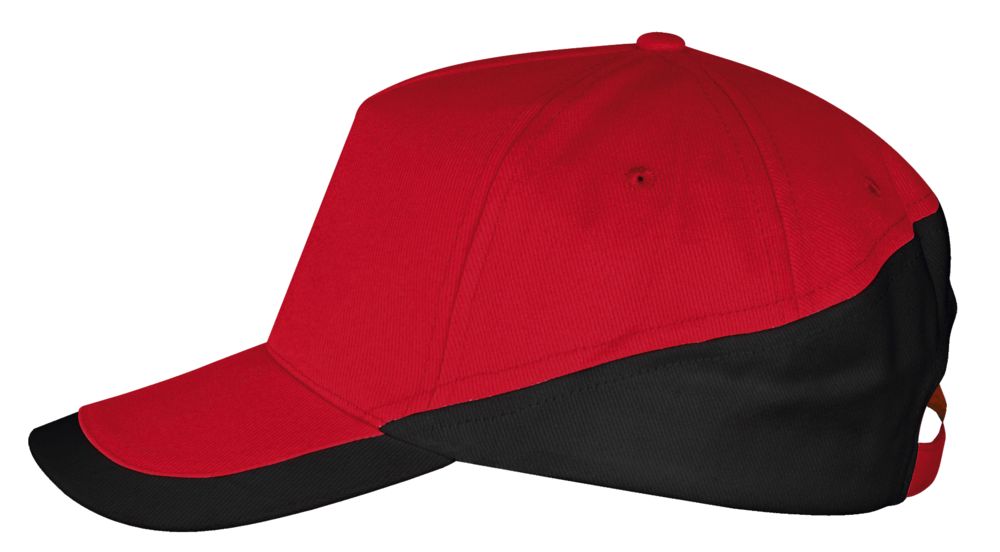 Артикул: P6537.53 — Бейсболка Booster, красная с черным