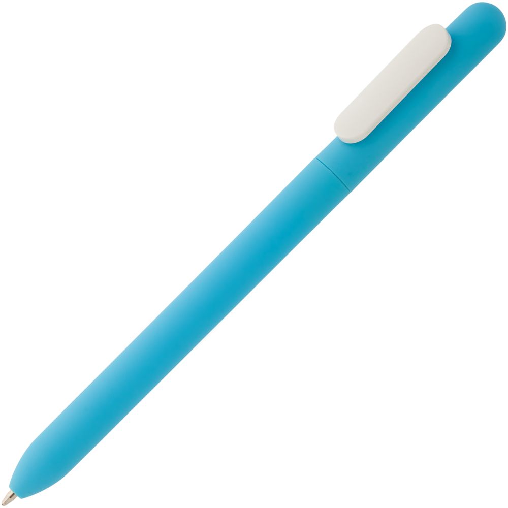 Артикул: P6969.44 — Ручка шариковая Swiper Soft Touch, голубая с белым