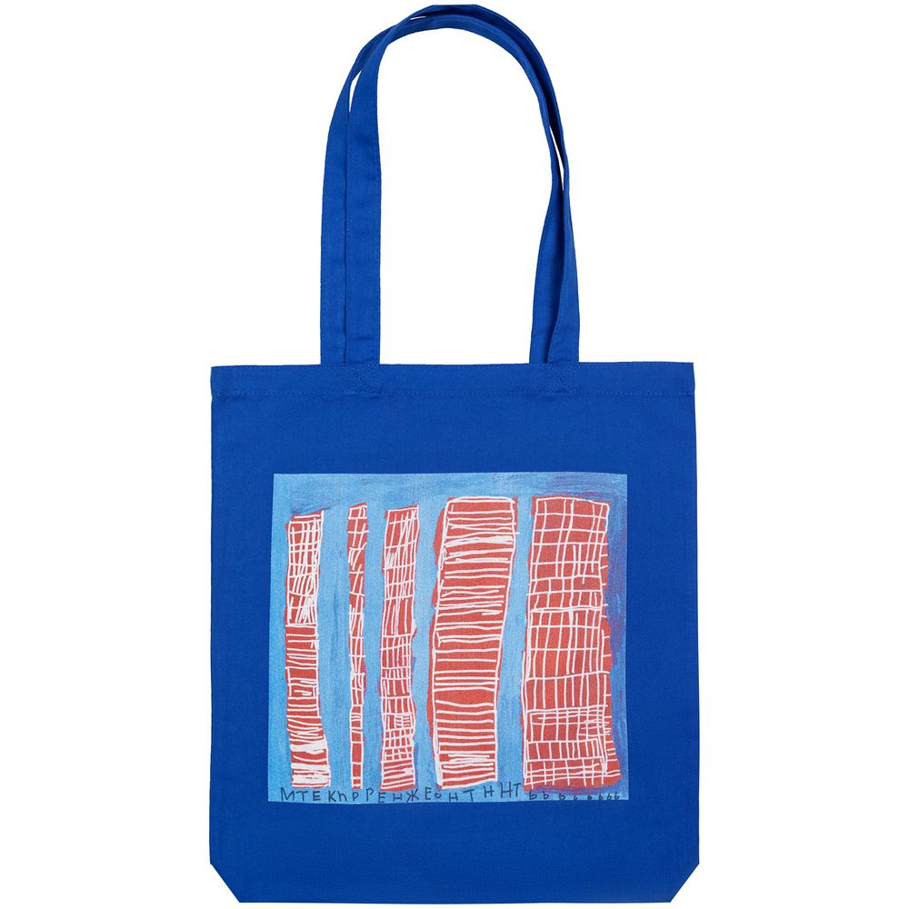 Артикул: P70246.40 — Холщовая сумка «Небоскребы», синяя