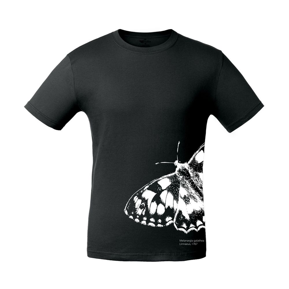 Артикул: P70861.31 — Футболка «Бабочка» со светящимся принтом, черная