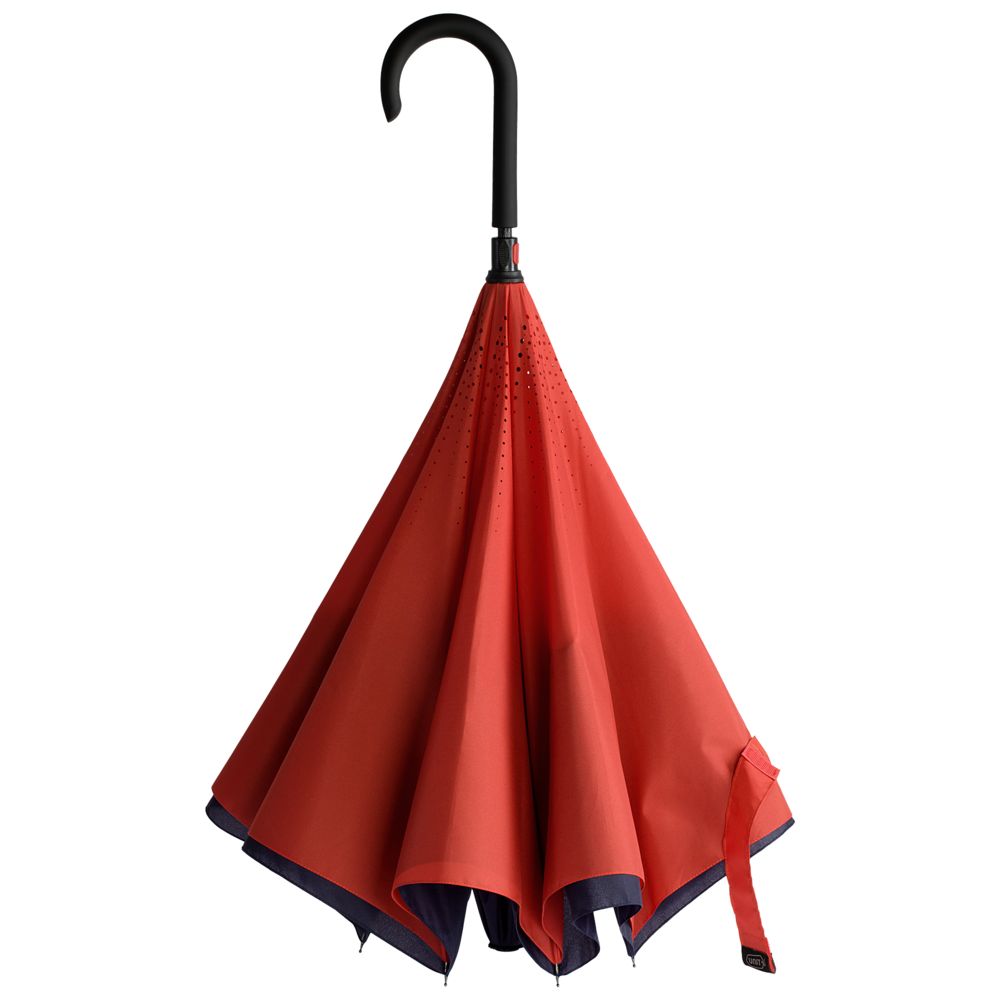 Артикул: P7772.45 — Зонт наоборот Unit Style, трость, сине-красный