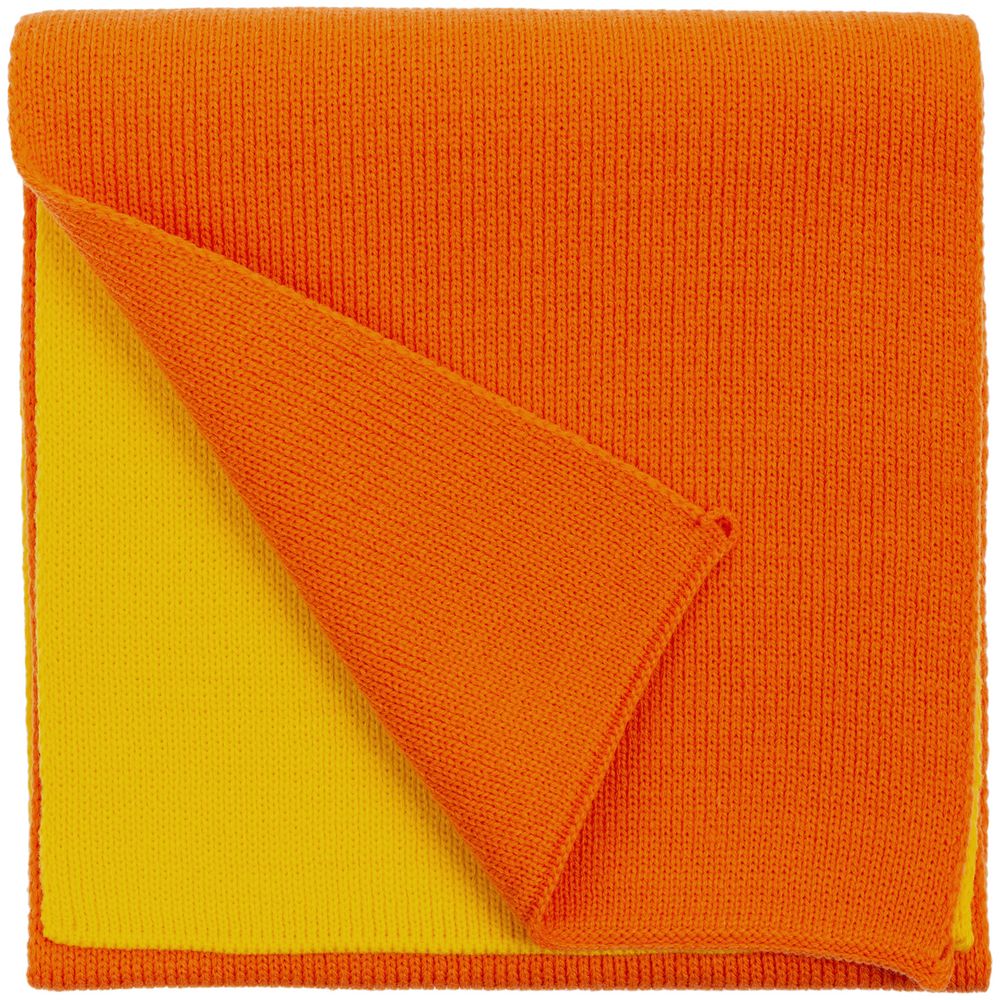 Артикул: P777403.82 — Шарф Real Talk Duo, желтый с апельсиновым