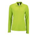 P02083280 - Рубашка поло женская с длинным рукавом Perfect LSL Women, зеленое яблоко