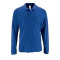 P02087241 - Рубашка поло мужская с длинным рукавом Perfect LSL Men, ярко-синяя