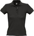 P1895.30 - Рубашка поло женская People 210, черная