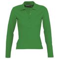 P11317272 - Рубашка поло женская с длинным рукавом Podium ярко-зеленая