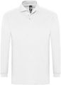 P11353102 - Рубашка поло мужская с длинным рукавом Winter II 210 белая