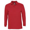 P11353145 - Рубашка поло мужская с длинным рукавом Winter II 210 красная