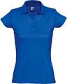 P6087.44 - Рубашка поло женская Prescott Women 170, ярко-синяя (royal)