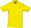 P6086.89 - Рубашка поло мужская Prescott Men 170, желтая (лимонная)
