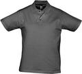 P6086.10 - Рубашка поло мужская Prescott Men 170, темно-серая